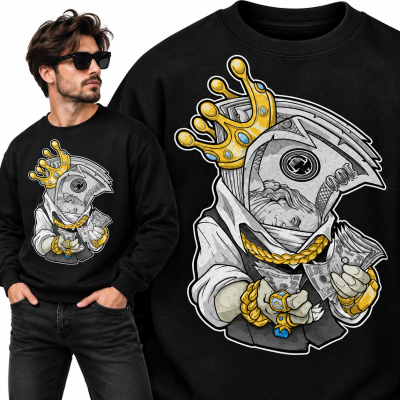 BLUZA ŚMIESZNA  KING DOLLAR